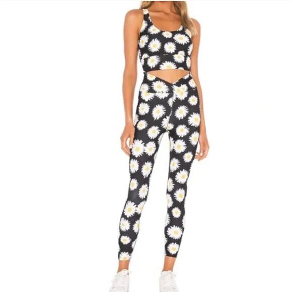 Year Of Ours Daisy Veronica Athleisure Set Small Womens Flower - Picture 16 of 16